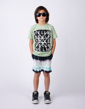 Minti Word Search T Shirt in green