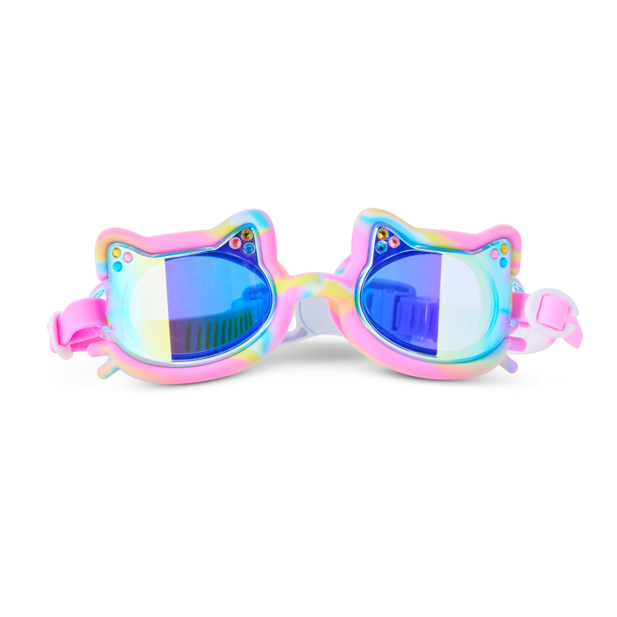 Bling2o Tie-Dye Tabby Swim Goggles - Meowberry Breeze
