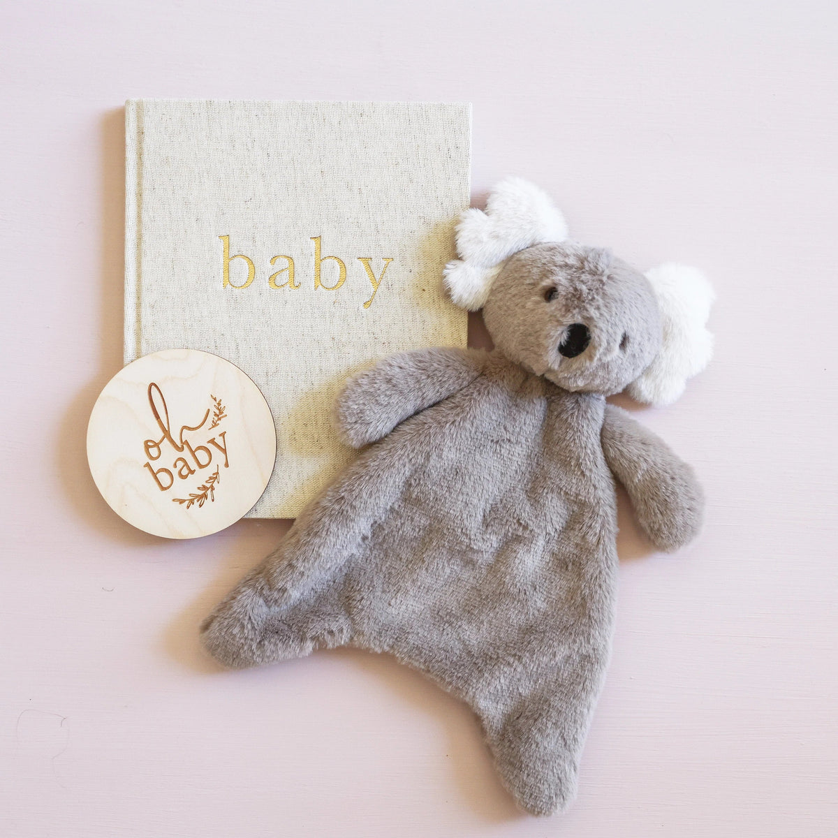Alimrose Plush Baby Koala Comforter Grey - alternate view