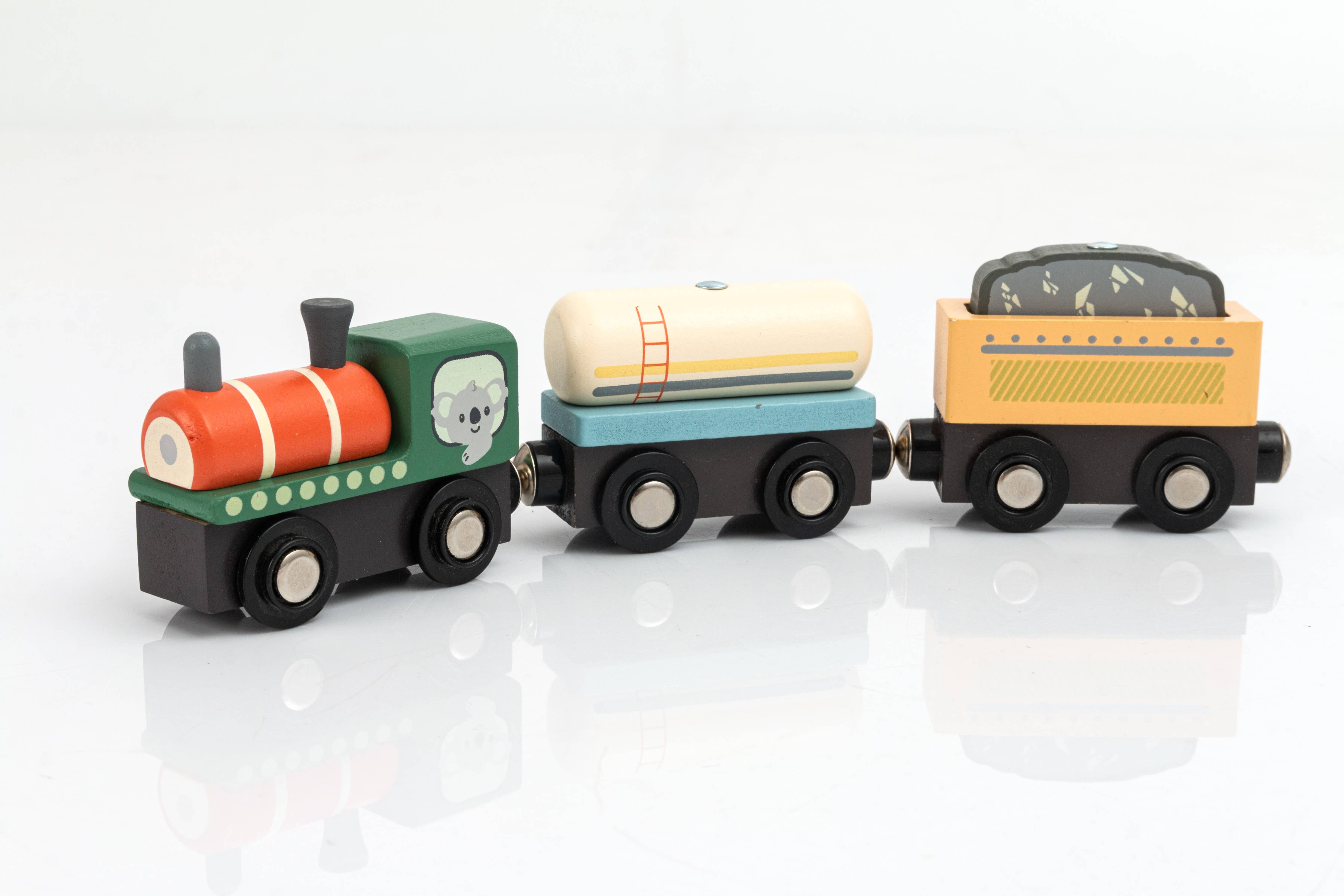 Toyslink Wooden Magnetic Train Set