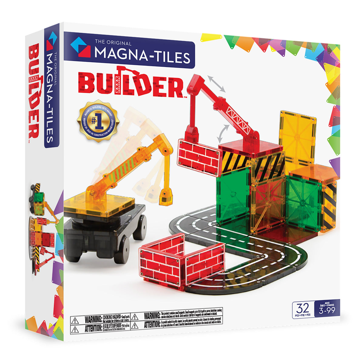 MAGNA-TILES - Builder - 32 Piece Set