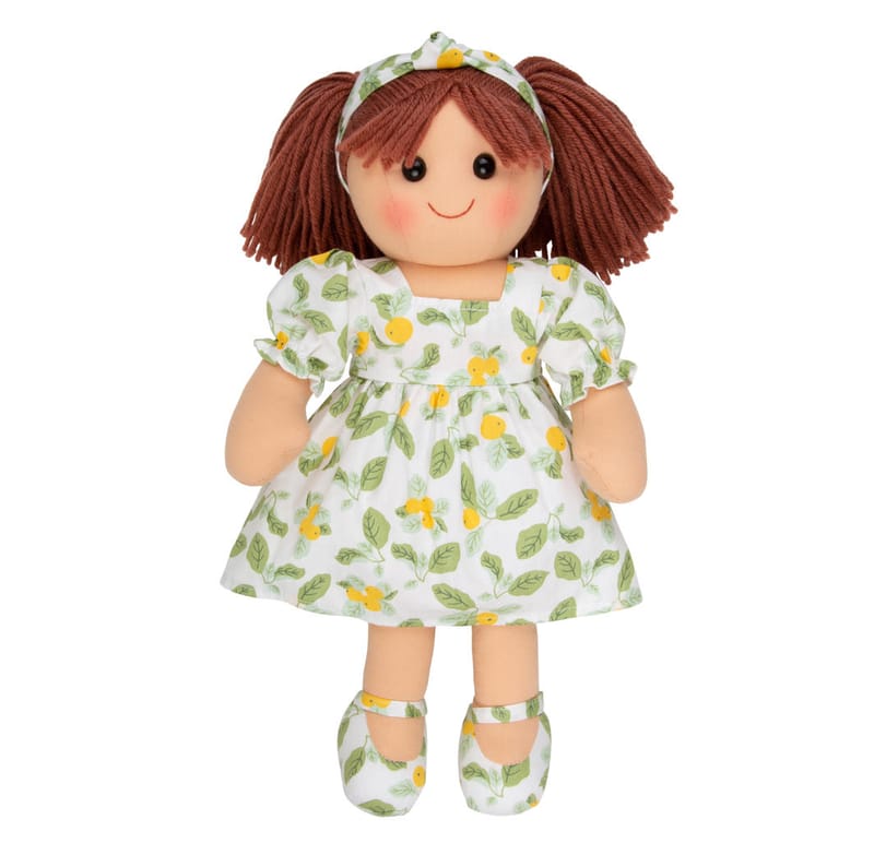 Hopscotch Lucy Doll - Lemon Print Dress