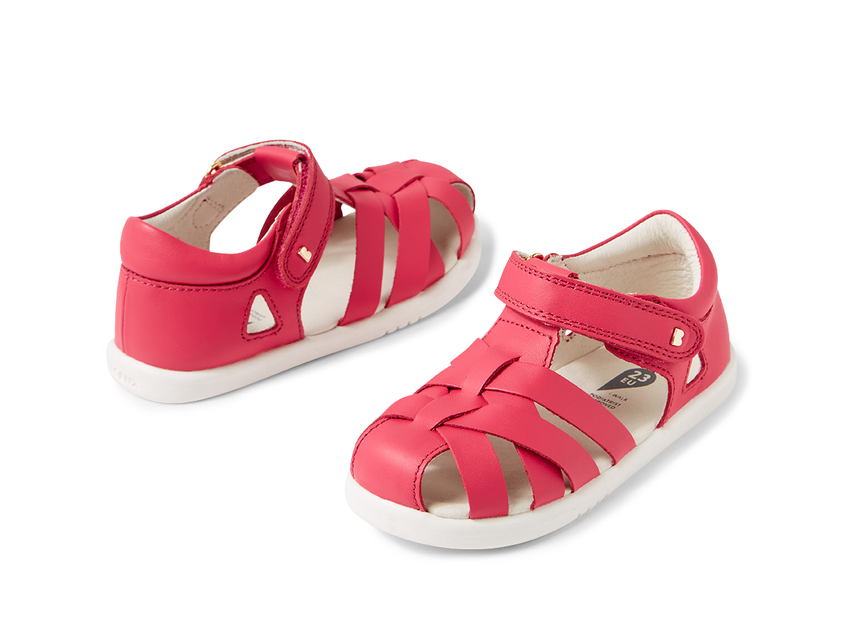 Bobux Kid+ tropicana sandal radiant raspberry
