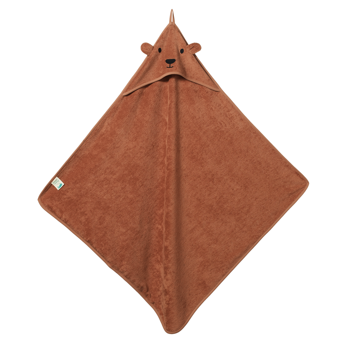 Nature Baby Bear Hooded Towel - Hazelnut