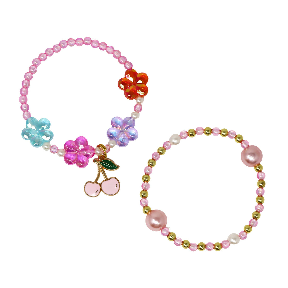 Pink Poppy BFF Cherry friendship bracelet set
