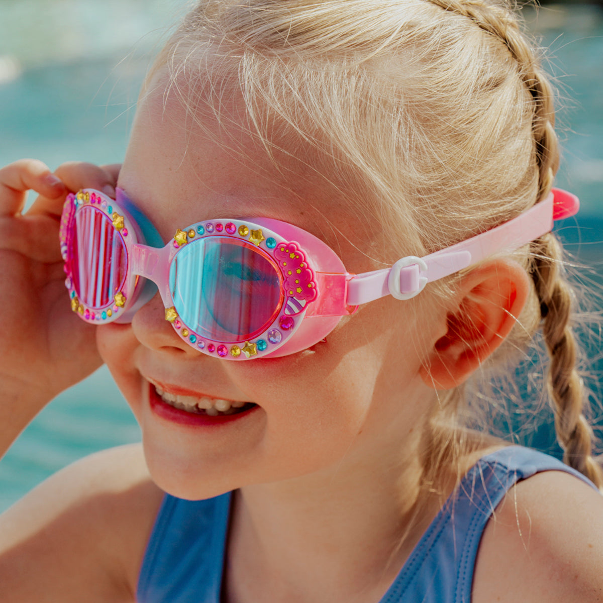 Bling2o Candy Carnival Swim Goggles - Circus Swirl