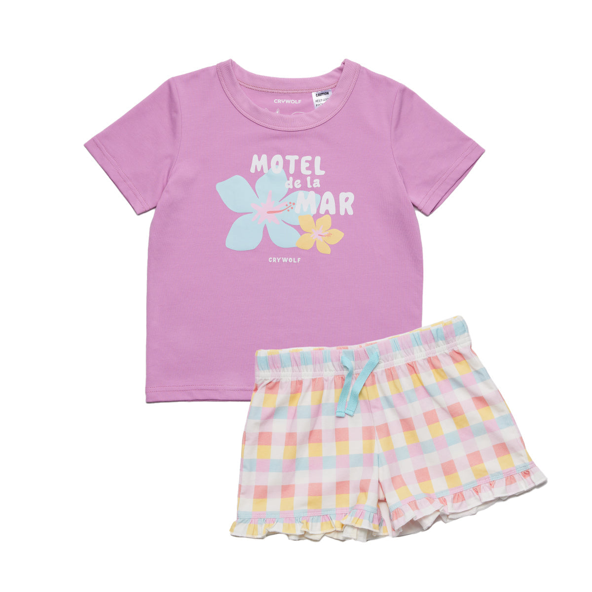 Crywolf Short Sleeve Sleep Set - Motel de la Mar