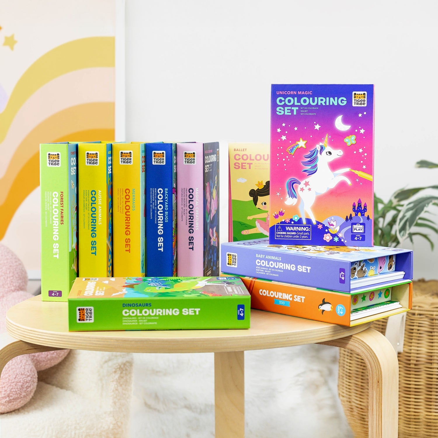 Tiger Tribe Colouring set Dinosaurs