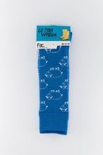 FAC Kids ultra warm wool blend sheep boot socks in blue and pink