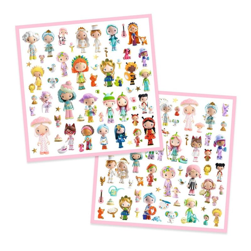 Djeco Tinyly 160 Metallic Stickers