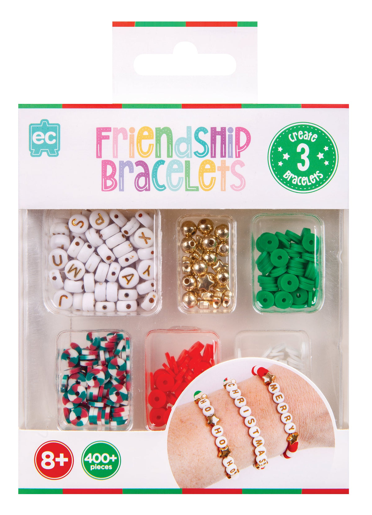 Educational Colours Friendship Bracelet Set - Christmas