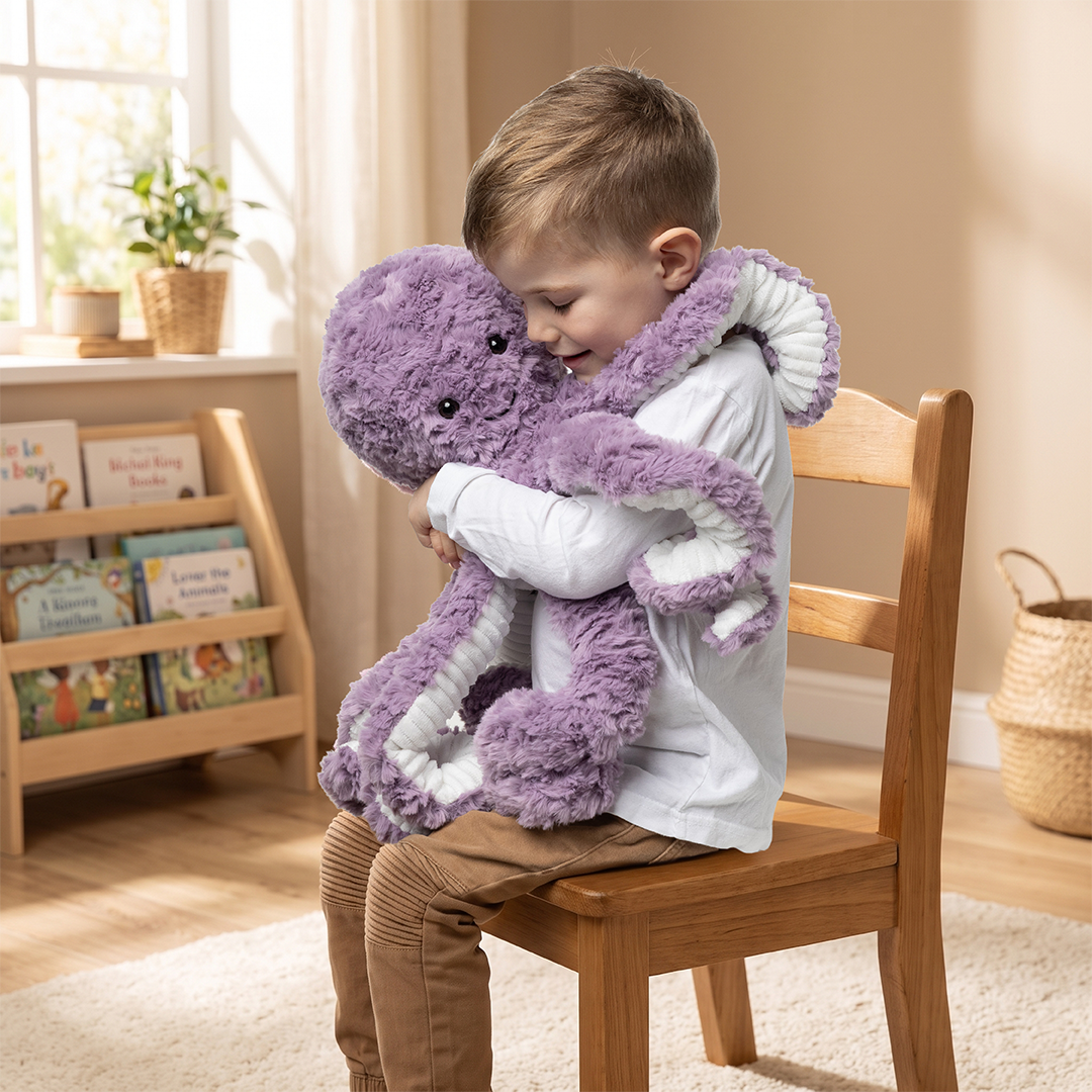 Sensory Sprouts Mini & Me Weighted Plush Octopus Oasis