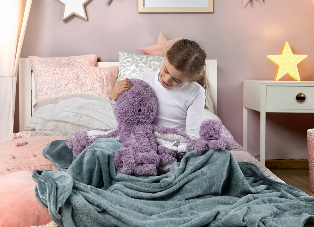 Sensory Sprouts Mini & Me Weighted Plush Octopus Oasis