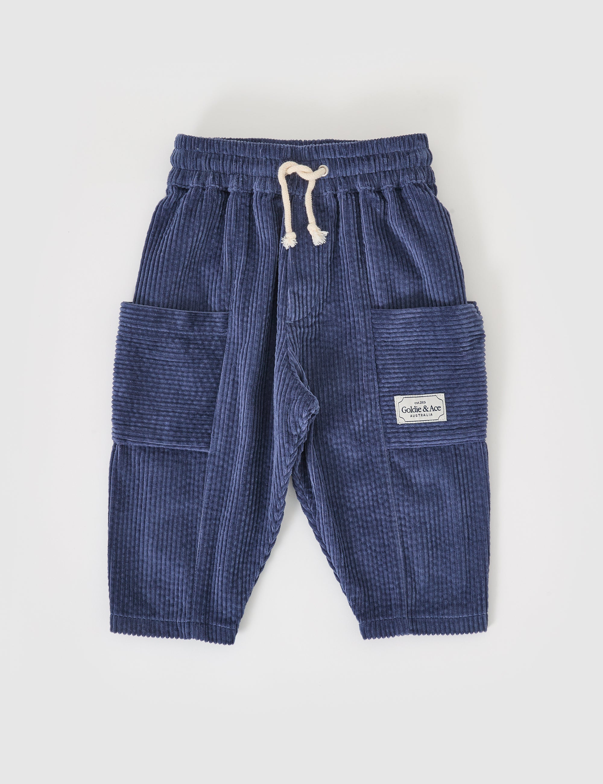 Goldie & Ace Kit Corduroy Pocket Pant in Navy