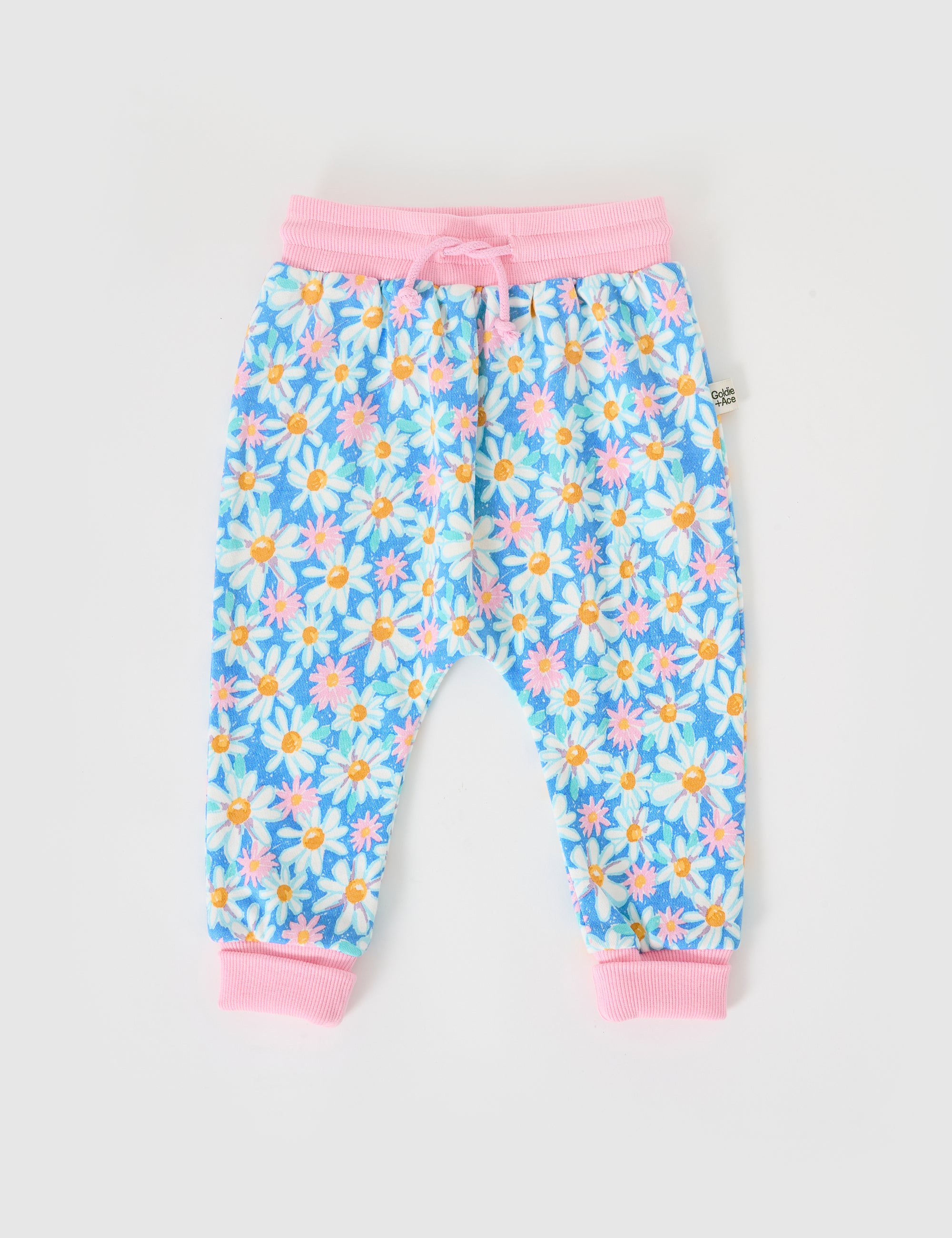 Goldie & Ace Seaside Daisy Terry Sweatpants in Seaside Daisy