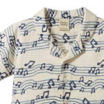 Nature Baby Guthrie Shirt Muslin - Rhythm Print