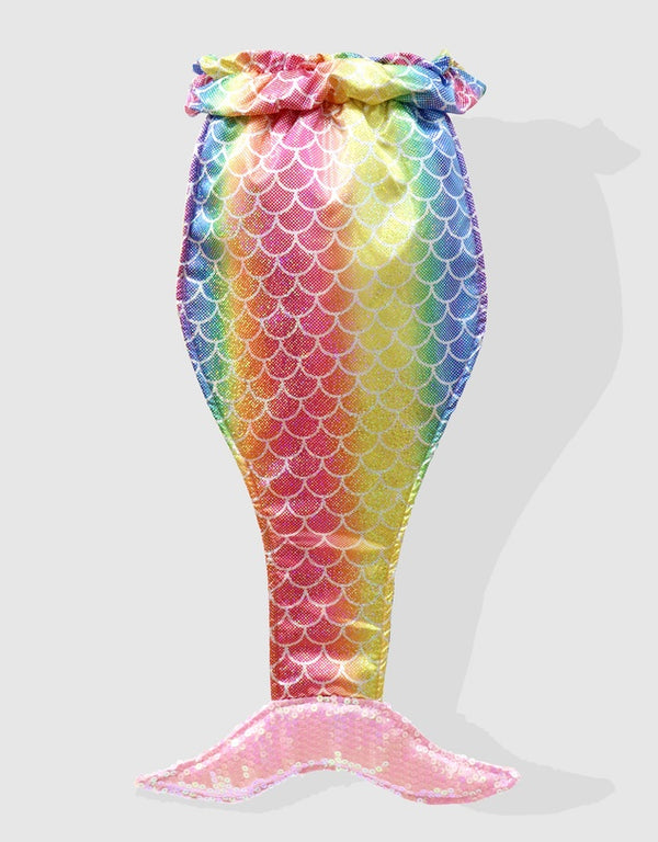 Pink Poppy Rainbow Fantasy Mermaid Tail