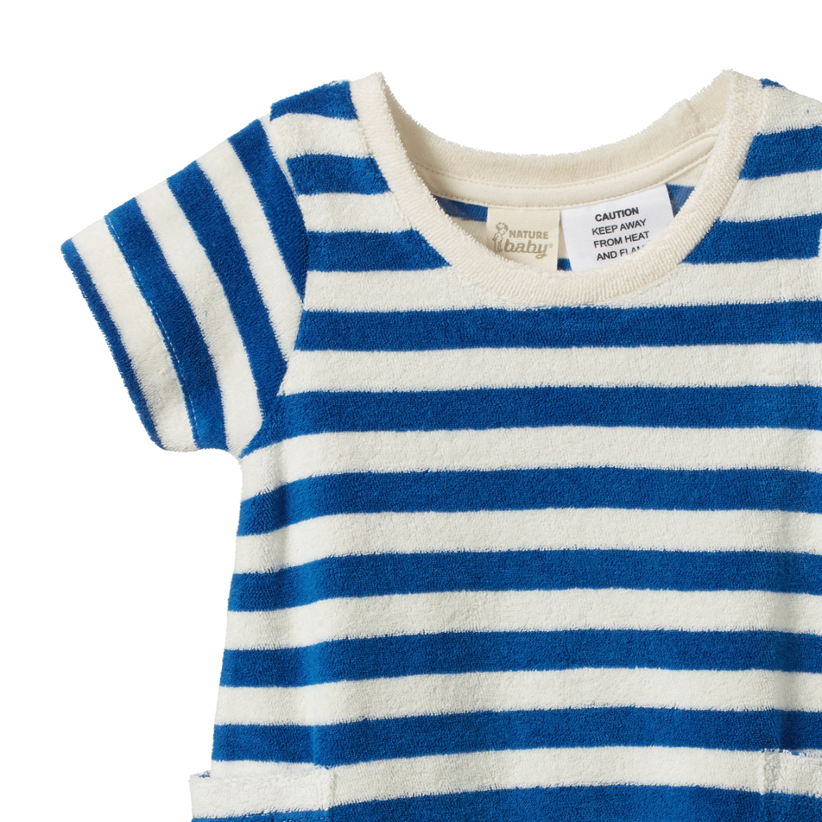 Nature Baby Mariner Stripe Ocean Suit in Blue