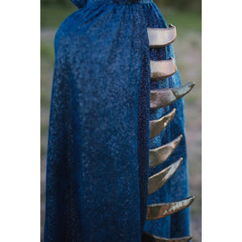 Great Pretenders Teal & Gold Starry Night Dragon Hooded Cape