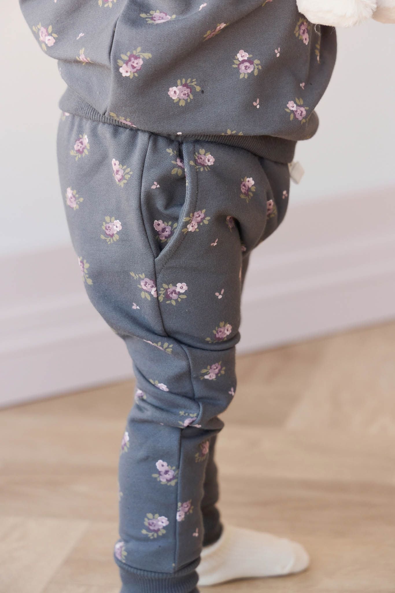 Jamie Kay Organic Cotton Morgan track pant - Simone lava in grey