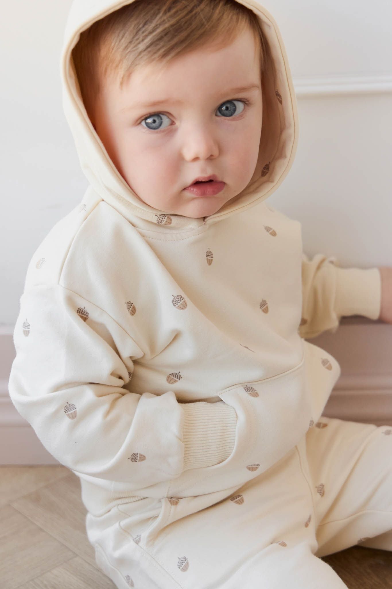 Jamie Kay Jalen track pant - acorns white cap gray