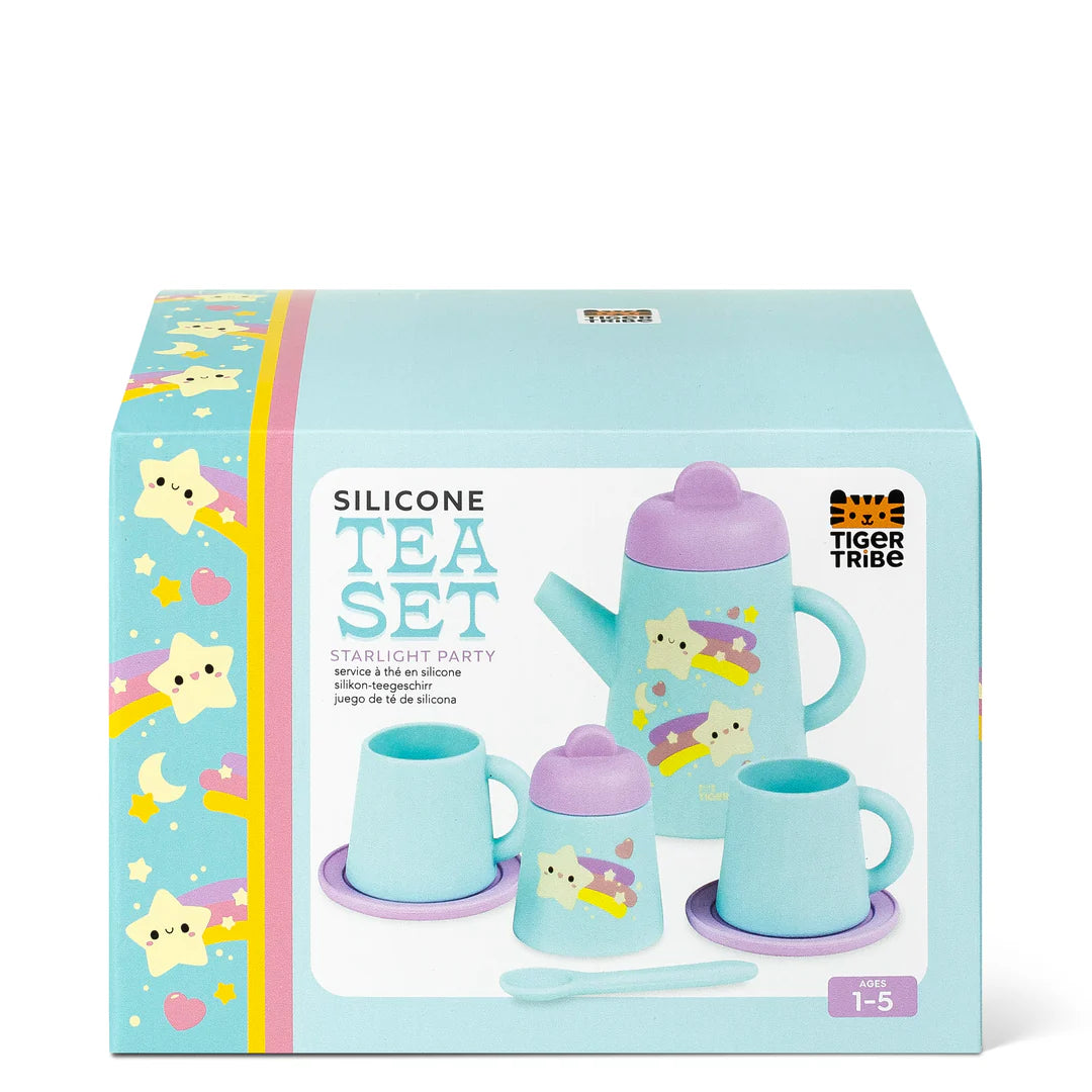 Tiger Tribe Silicone Tea Set - Starlight Party