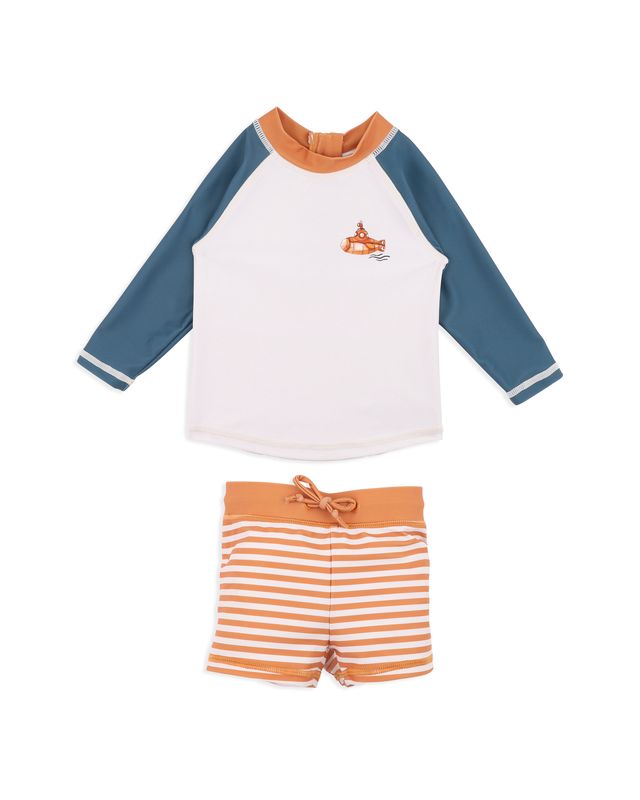Minihaha Harvey LS Rashie & Trunk Set