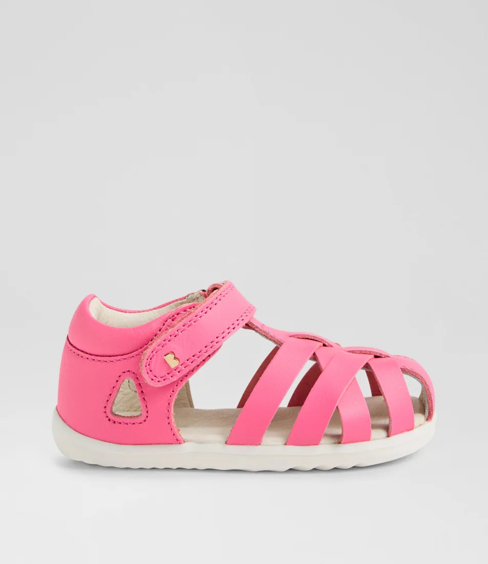 Bobux Tropicana II Step Up Sandles - Pink Lemonade