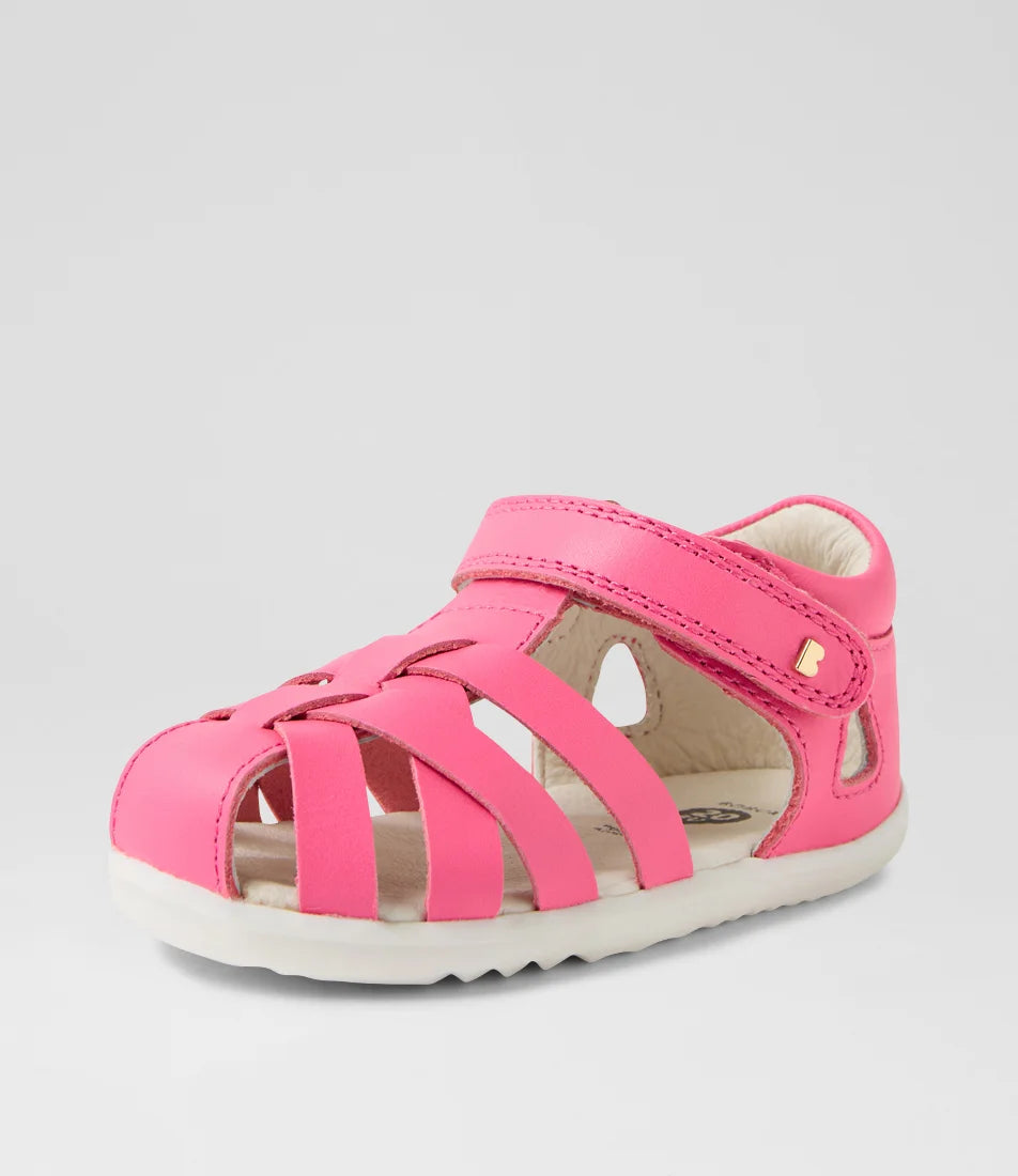 Bobux Tropicana II Step Up Sandles - Pink Lemonade