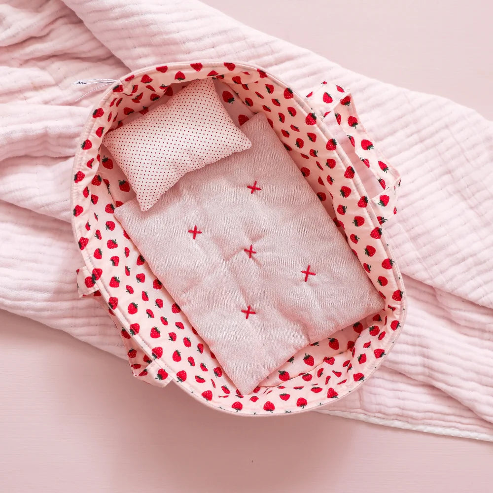 Alimrose Doll Carrier Set - Strawberry