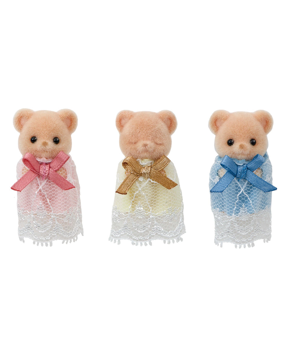 Sylvanian Families - Biscuit Bear Sleepy Triplets