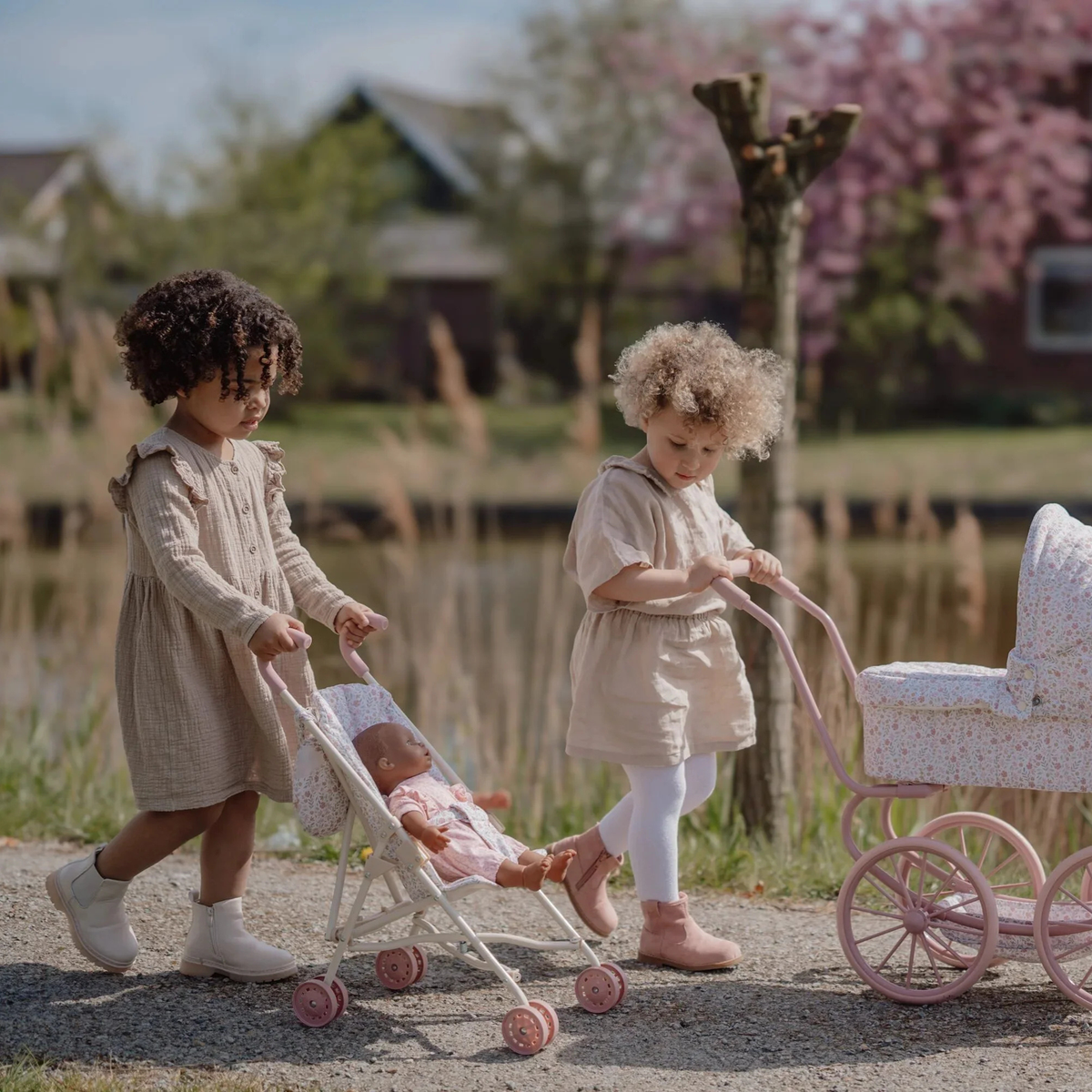 Little Dutch Little Doll Stroller in Floral