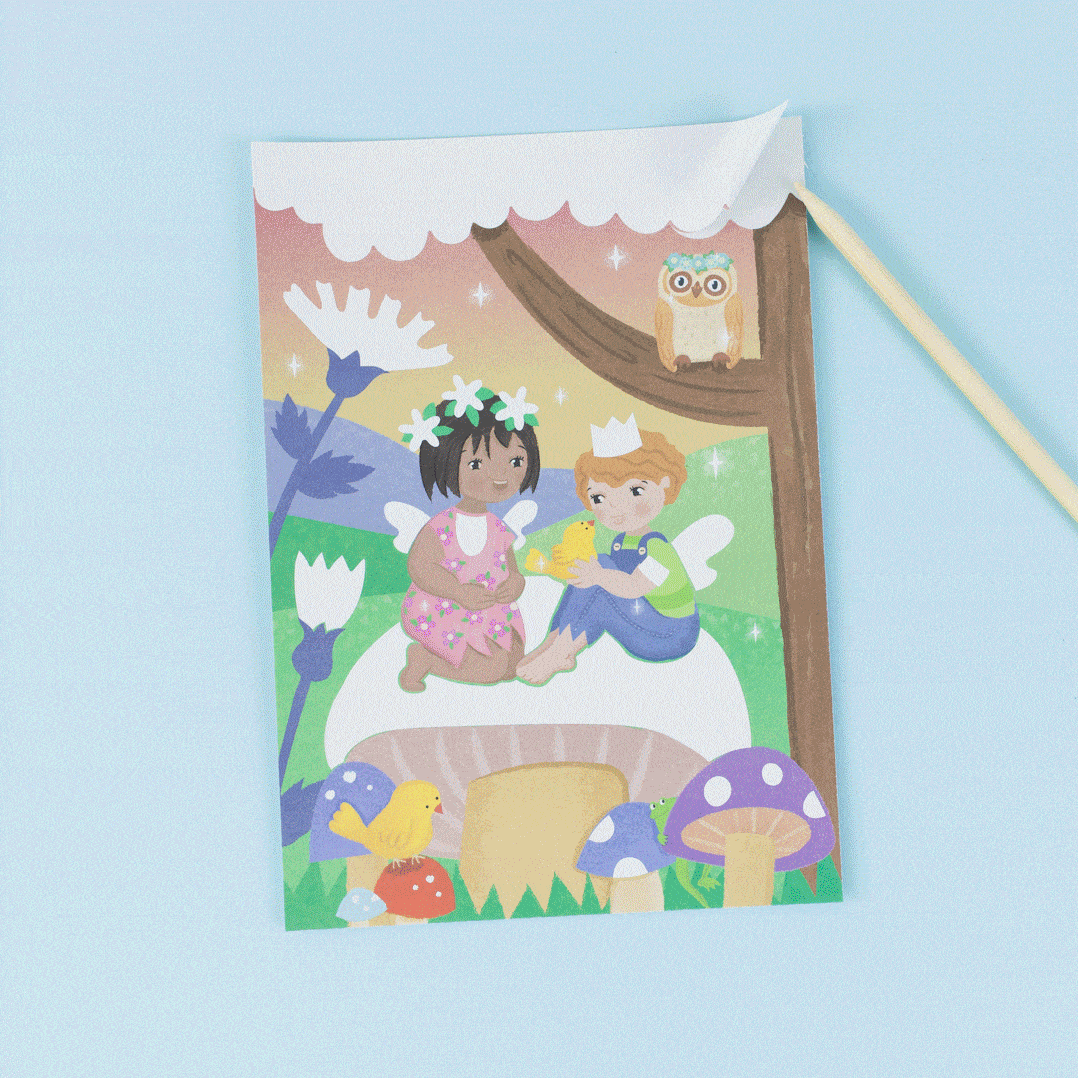 Tiger Tribe Foil Art - Fairies