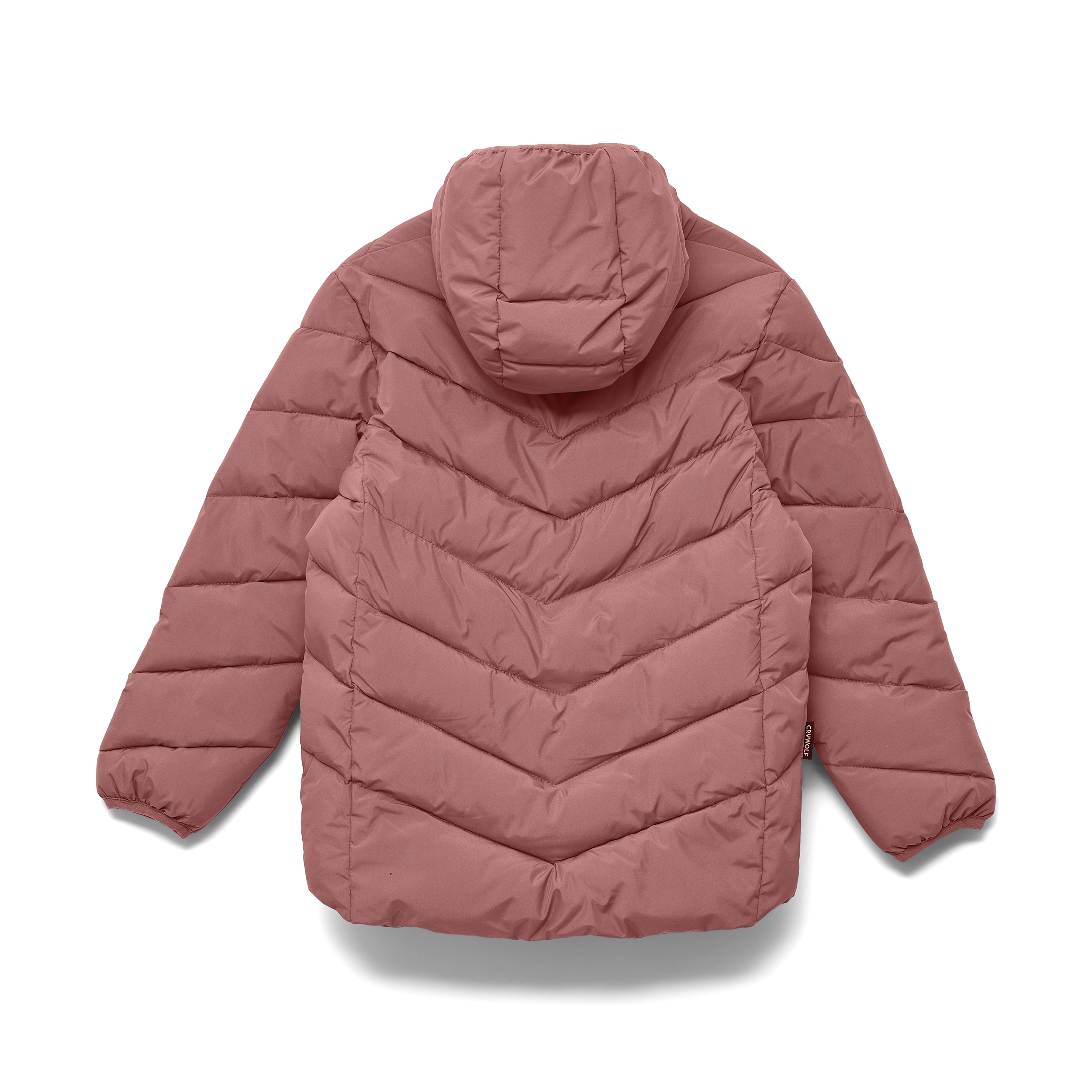 Crywolf Eco-Puffer Jacket Rosewood in Pink