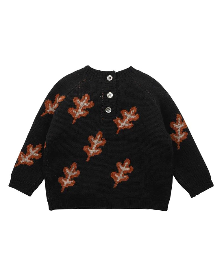 Bebe Eli autumn knitted jumper in charcoal