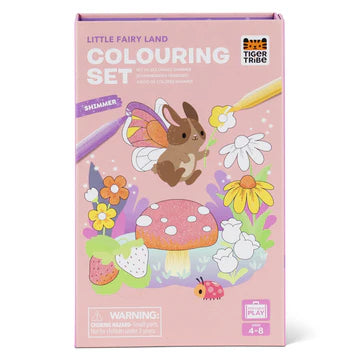 Tiger Tribe shimmer colouring set - little fairy land