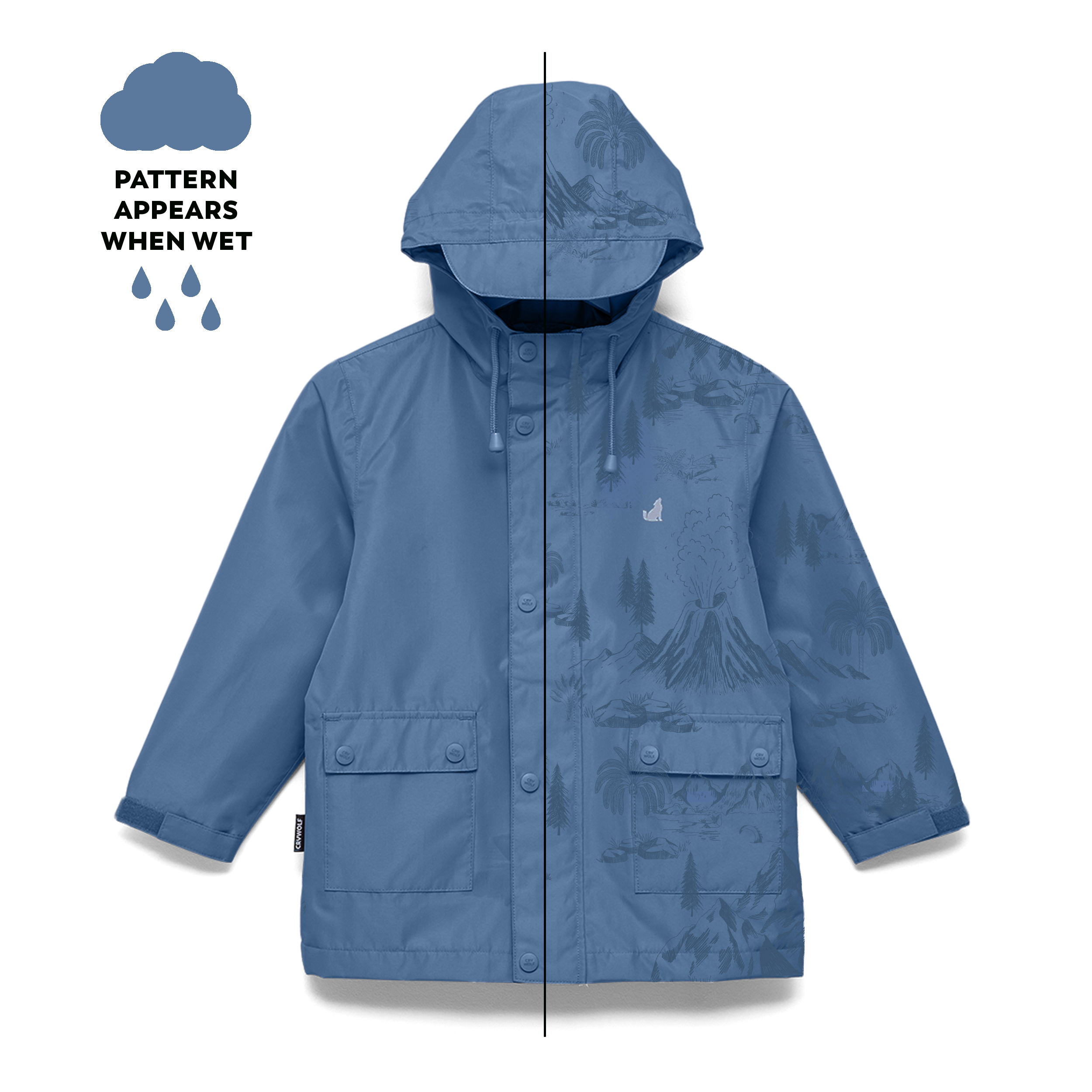 Crywolf Magic Jacket Southern Landscape in Blue