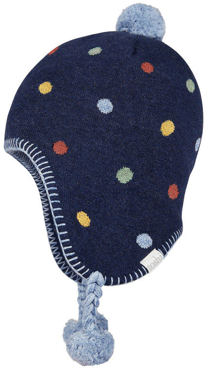 Toshi organic earmuff magic - ink in blue