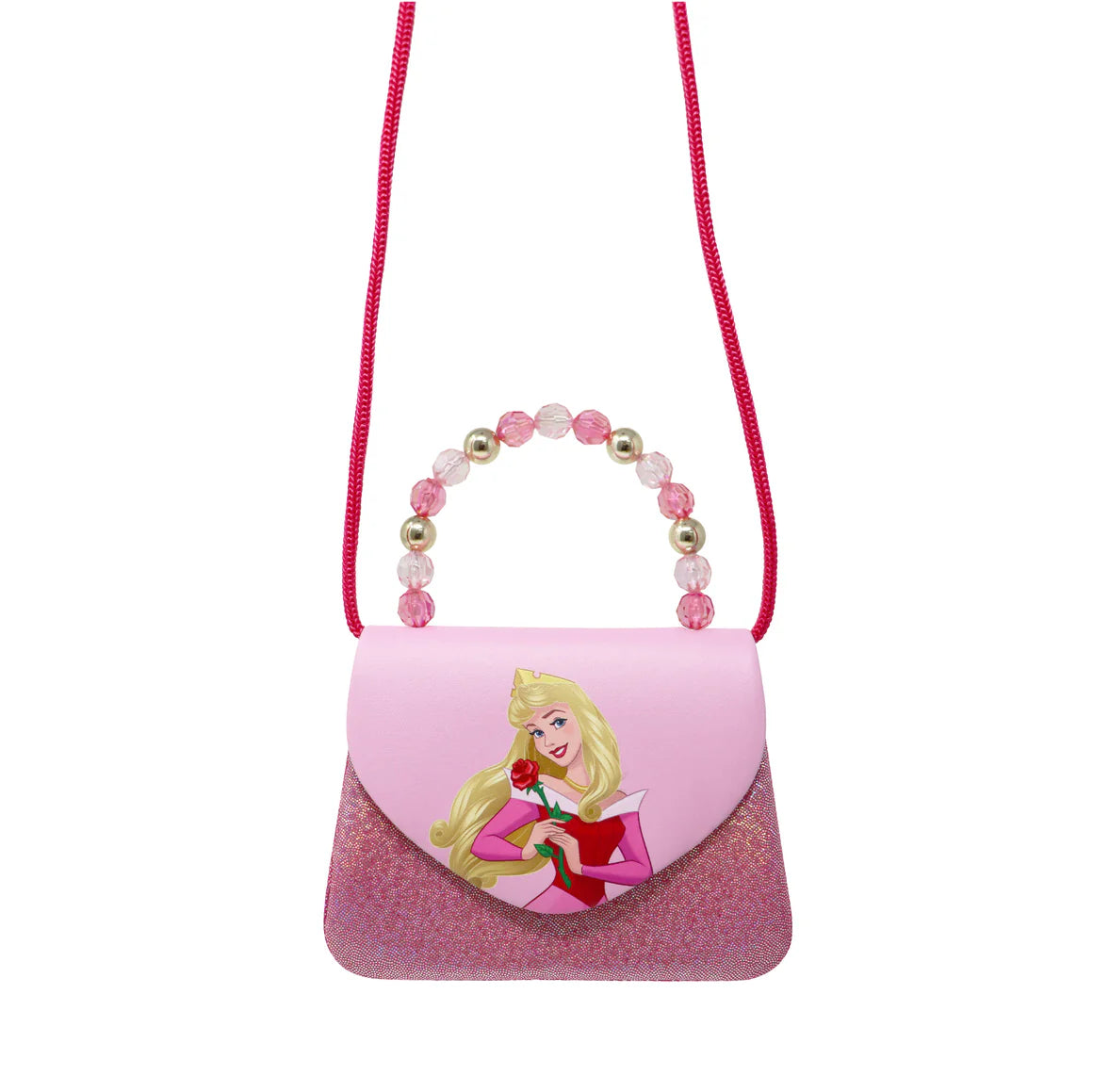 Pink Poppy Disney Princess Aurora print handbag