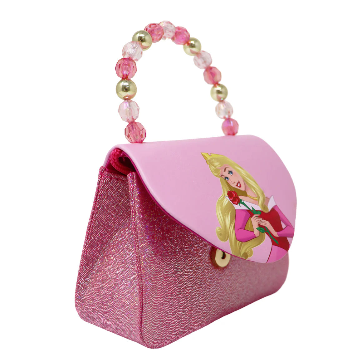 Pink Poppy Disney Princess Aurora print handbag