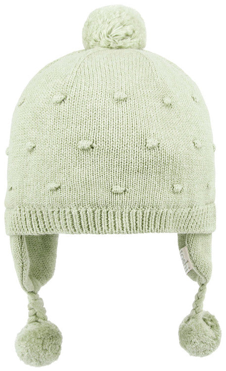 Toshi organic earmuff popcorn - mist in green