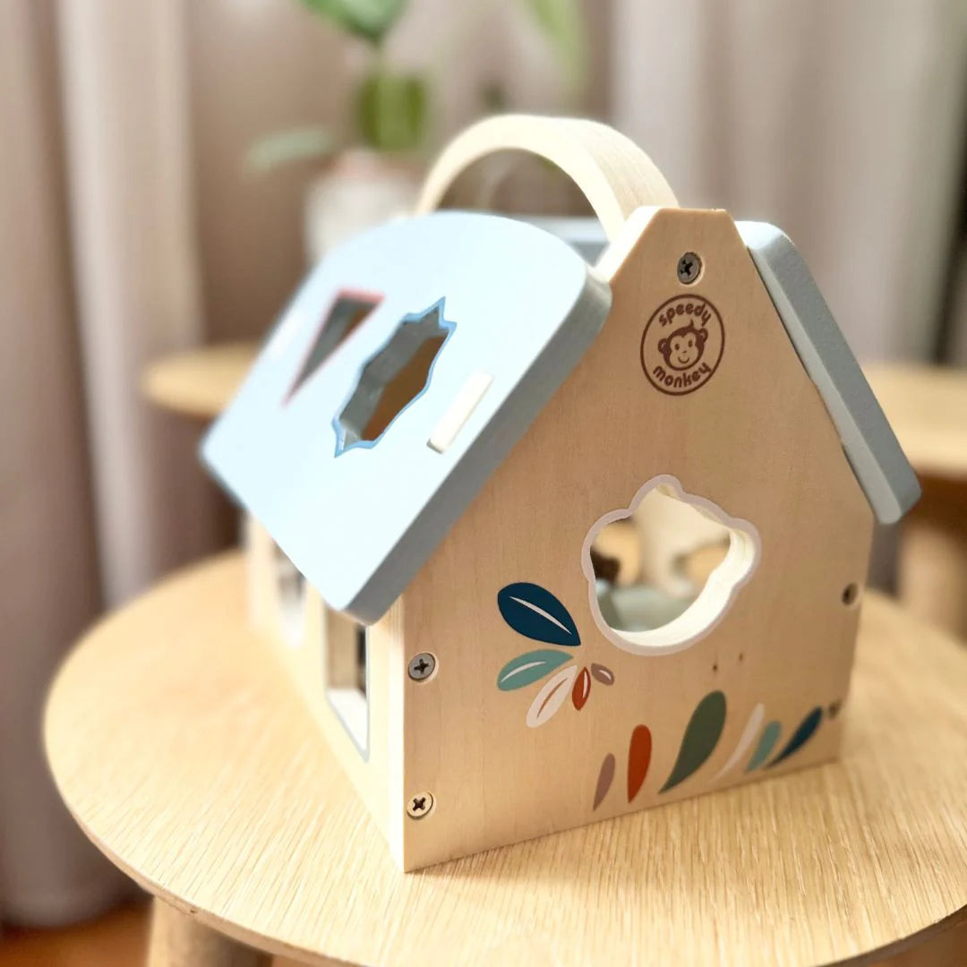 Speedy Monkey house shape sorter