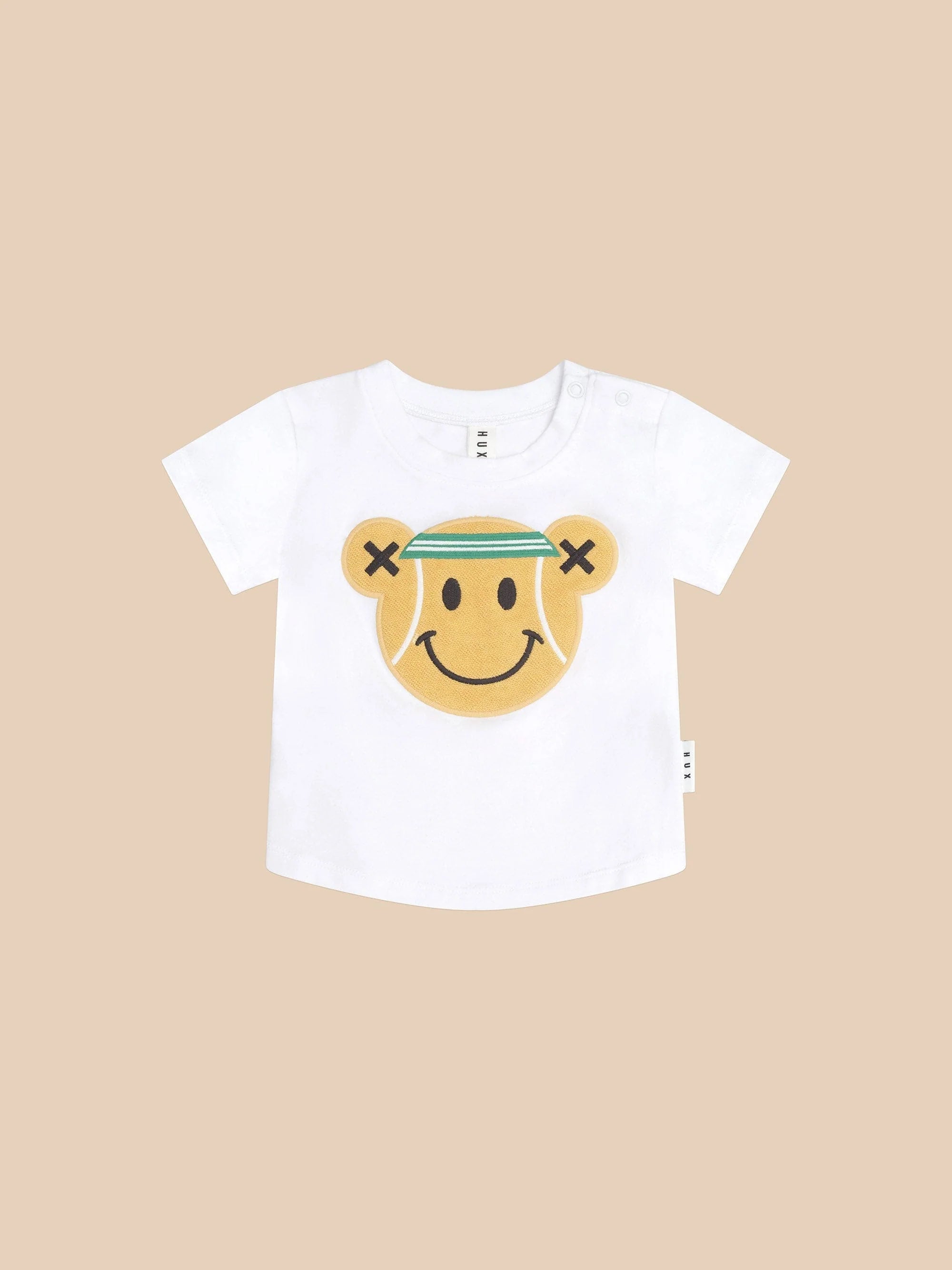 Huxbaby Tennis Bear T-Shirt in White