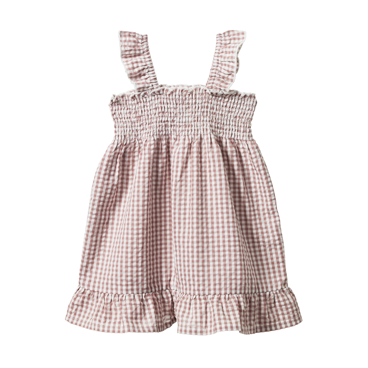 Nature Baby Twilight check gala dress