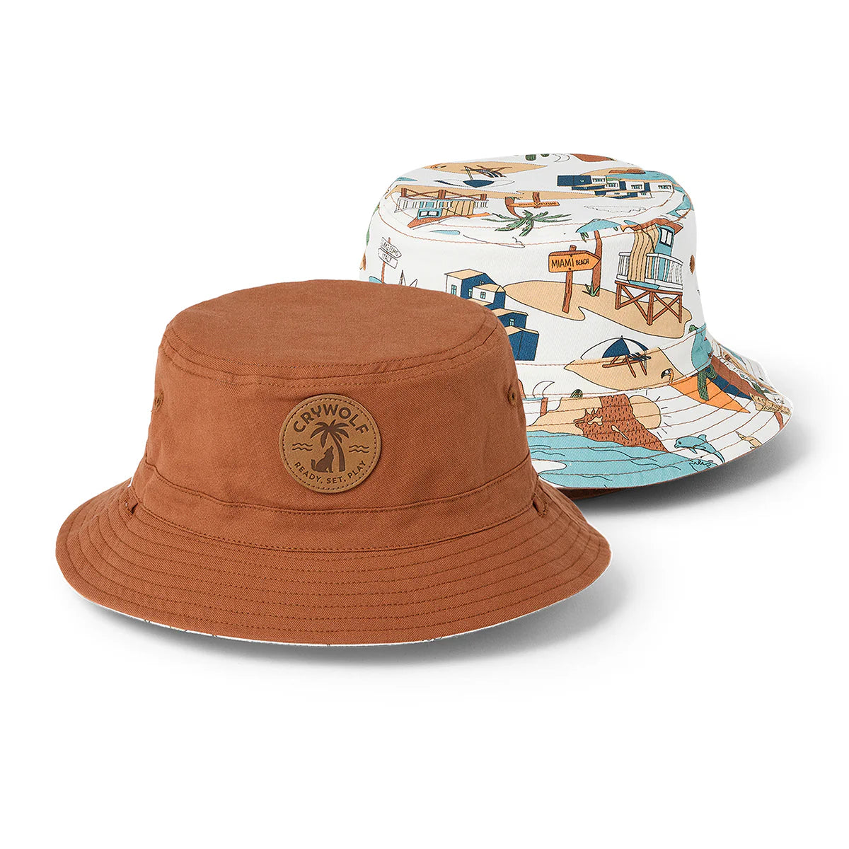 Crywolf reversible bucket hat paradise