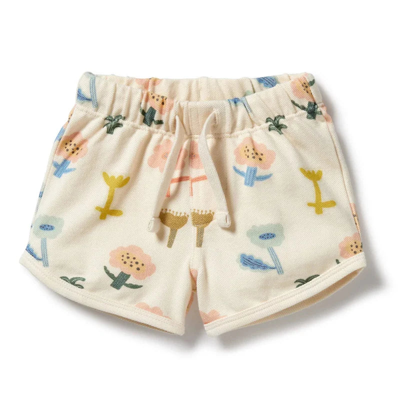 Wilson & Frenchy Cookie cut piquet short in organic cotton