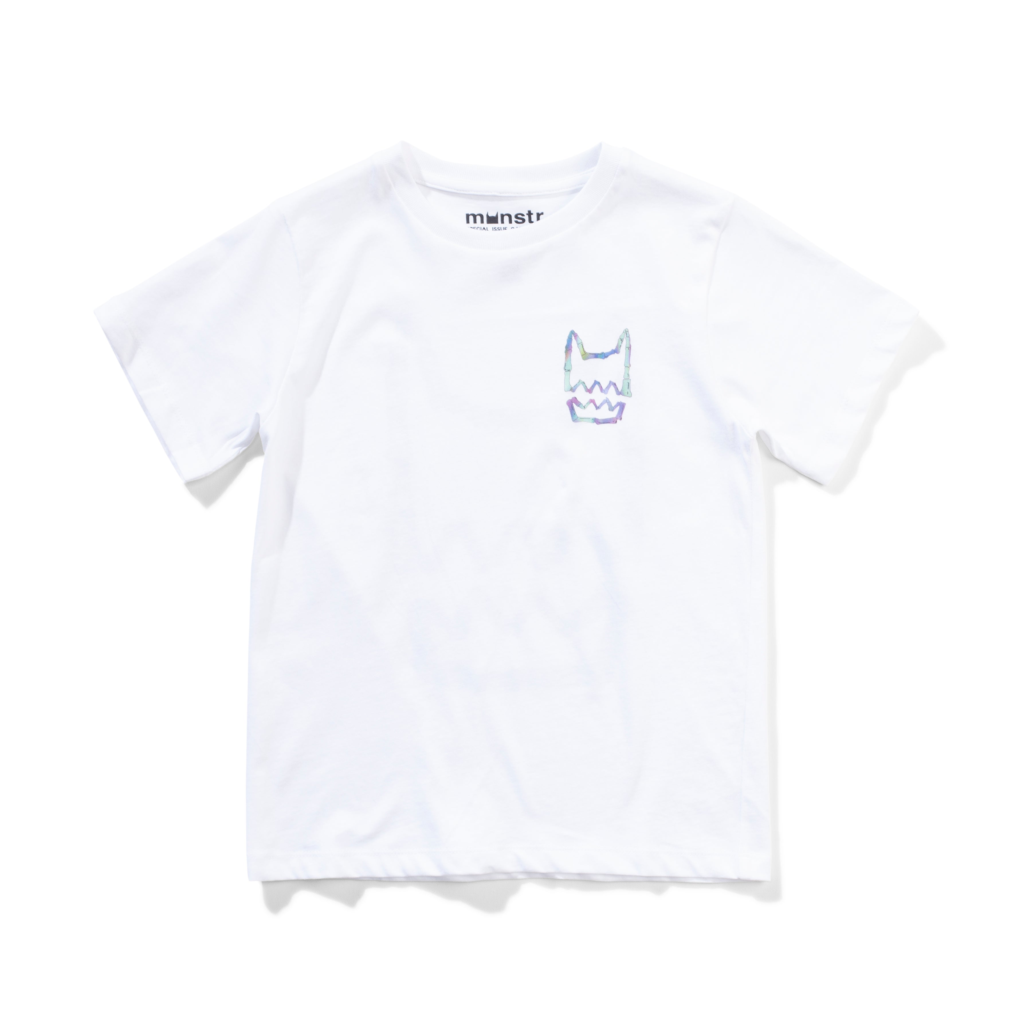 Munster Glowteeth SS Tee White in White