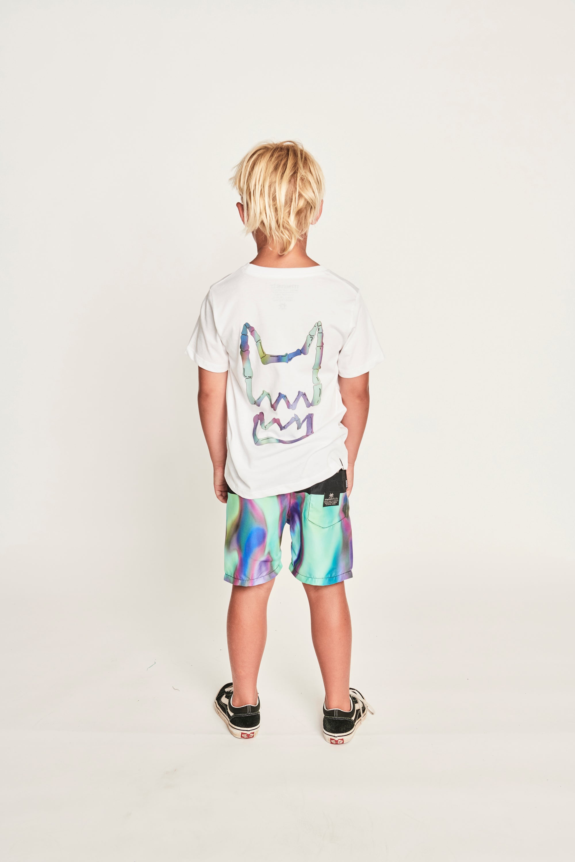 Munster Glowteeth SS Tee White in White