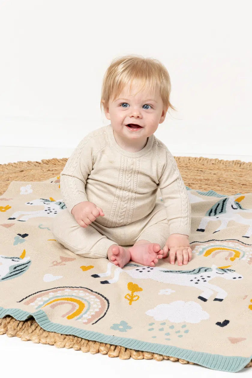 Indus Baby Unicorn Magic Baby Blanket