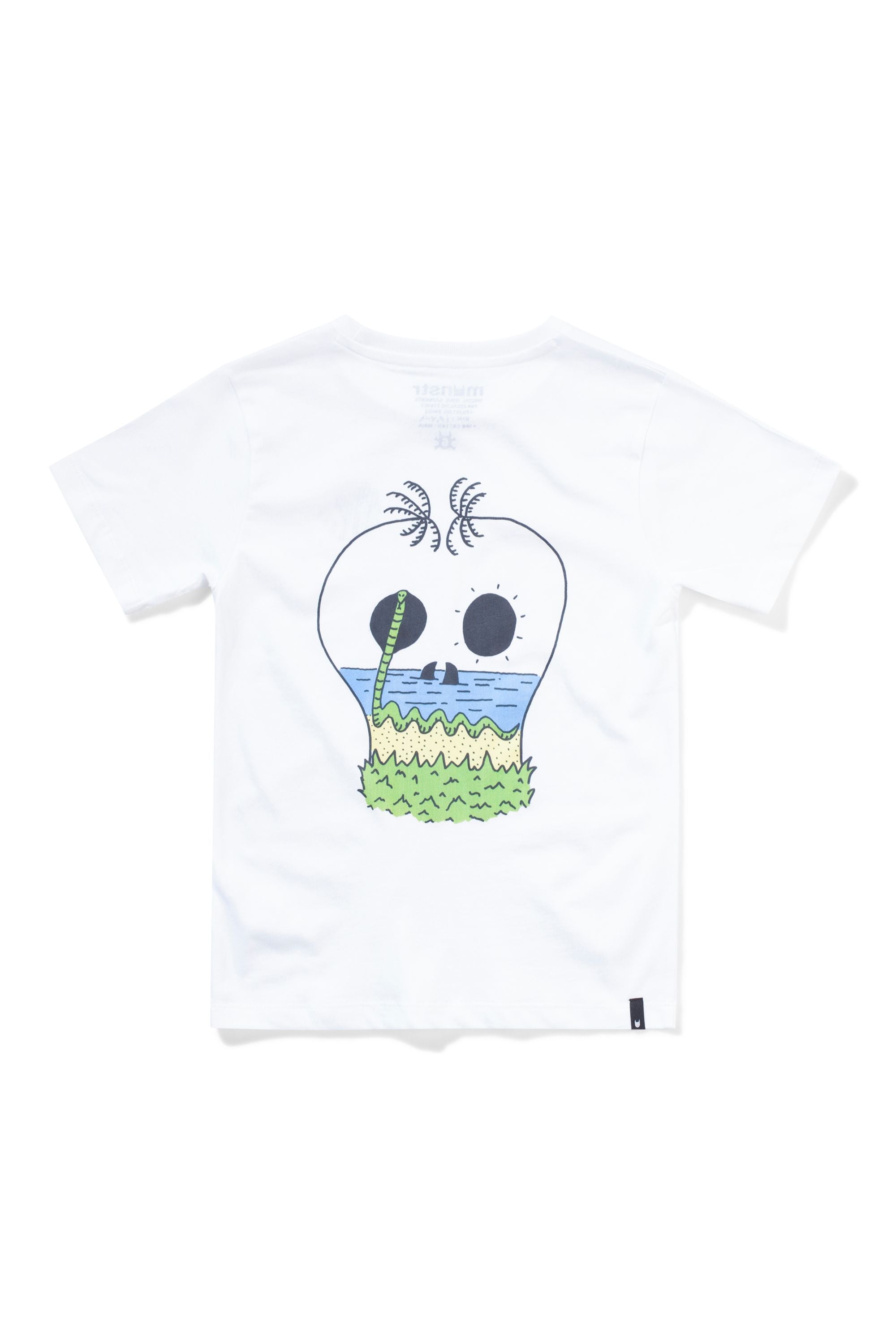 Munster Wildlogo Tee White in Multi